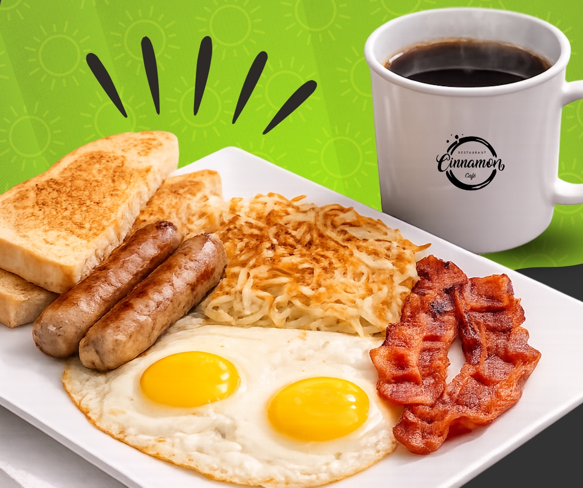 Bacon or Sausage & Eggs