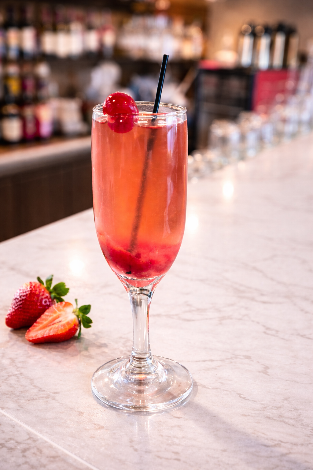 Strawberry Rosé Mimosa